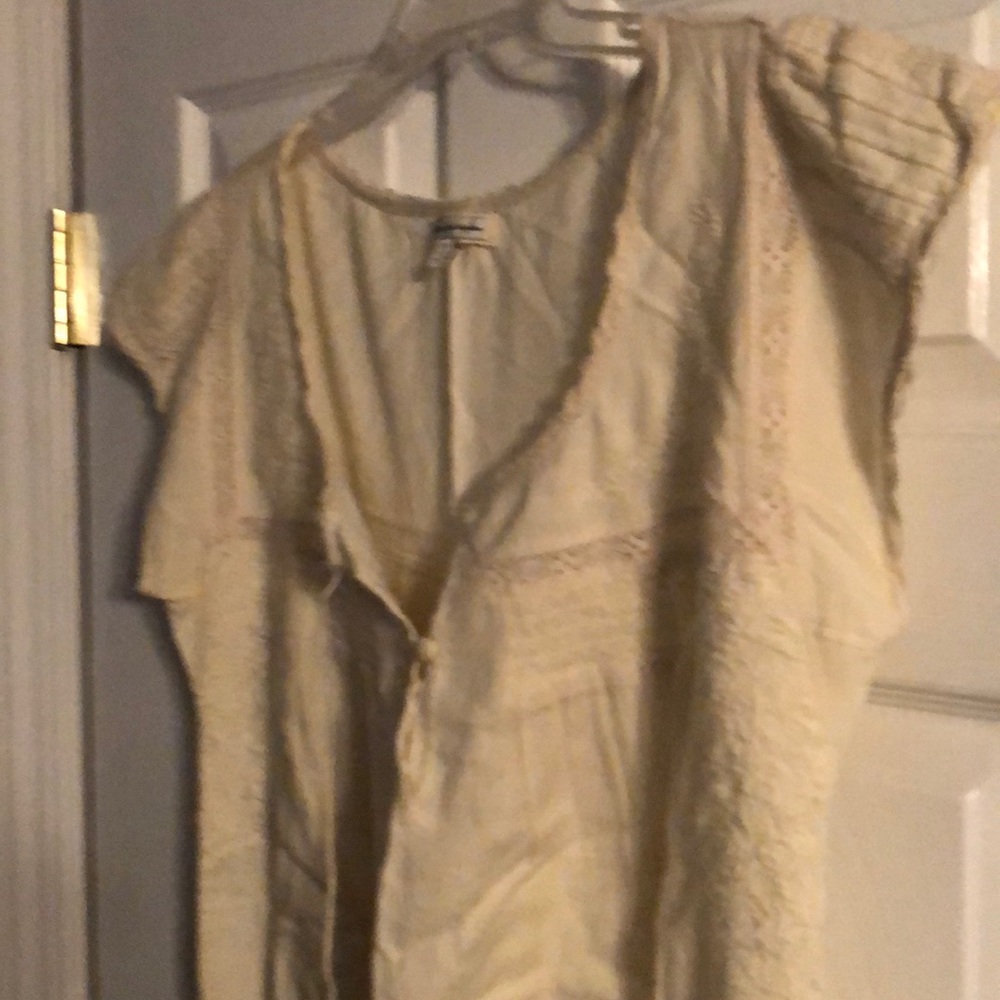 Lace accent midi dress/or top